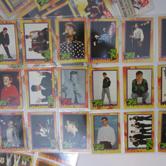 New Kids On The Block 1989 Trading Cards Big Step Productions - Picture 5 of 10